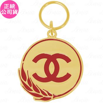CHANEL香奈兒 限量吊飾-紅雙C(公司貨)