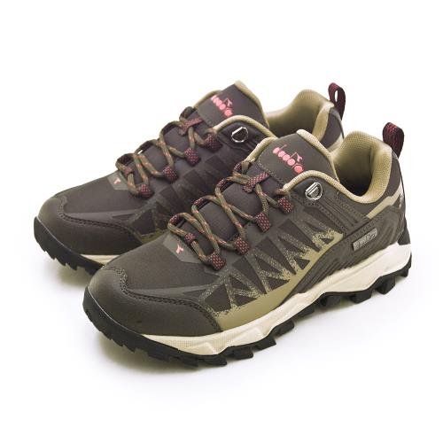 【DIADORA】女 迪亞多那 戶外野趣郊山防潑水越野鞋 自然行者系列 咖啡棕 31760