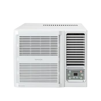 YAMADA日本山田 YDW-FA23 窗型變頻冷氣，專為3-5坪小空間設計，CSPF第一級能源效率，高效省電。採用R32環保冷媒，外型尺寸W450*H350*D640mm，整機重量30.5KG，左/右吹出風口，220V電源供應。全機及壓縮機保固1年，BSMI許可R43706，中國製造，適閤家庭辦公室使用，提供舒適涼爽體驗。
