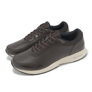 Mizuno 健走鞋 ME-NS 男鞋 棕 米白 皮革 緩衝 休閒鞋 美津濃 B1GE2404-58