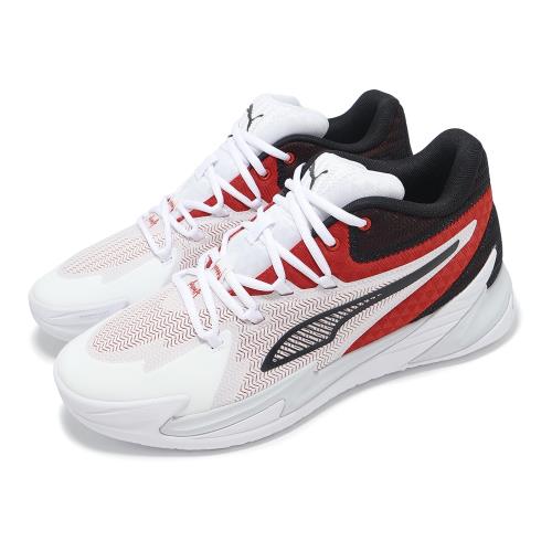 Puma 籃球鞋 Dagger 男鞋 白 紅 黑 入門款 緩衝 抓地 運動鞋 31135302