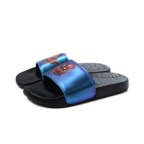 MARVEL 漫威 蜘蛛人 戶外拖鞋 藍/黑 中童 童鞋 MNKS45046 no226