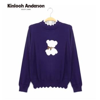 Kinloch Anderson 小熊微高領針織長袖上衣 金安德森女裝(KA0879027)