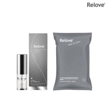 Relove 女性私密 緊依偎清潔組-緊依偎 私密凝膠 6ml*1+私密肌面膜濕紙巾*1(無涼)