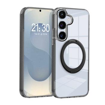 VOORCA for 三星 Galaxy S25 6.2 豔星磁吸360度立桇全透明軍規保護殼
