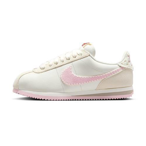 Nike Cortez 女 粉白 休閒 阿甘鞋 愛心 復古 情人節限定 皮革 麂皮 運動 休閒鞋 HV6012-161