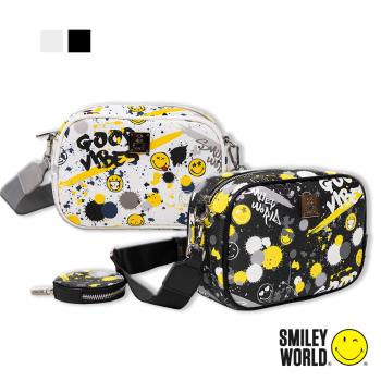 【SMILEY WORLD】 經典玩樂系列單肩包/側揹包/休閒包/斜揹包(二色可選)