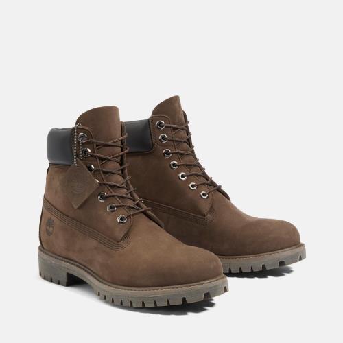 Timberland 男款棕色Timberland® Premium防水6吋靴|10001214