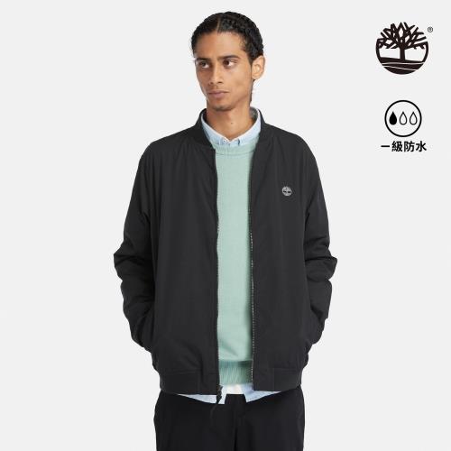Timberland 男款黑色防潑水飛行外套│A4235001