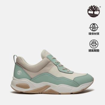 Timberland 女款淺綠色綁帶低筒休閒鞋│A4218EX0