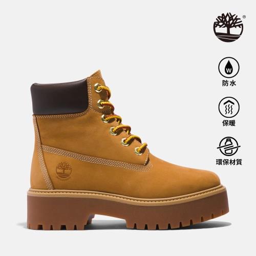 Timberland 女款小麥色Stone Street 6吋厚底防水靴|A5RJD231
