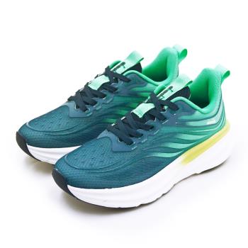 【DIADORA】男 迪亞多那 專業透氣避震慢跑鞋 律動RHYTHM FLOW系列 藍綠 73368