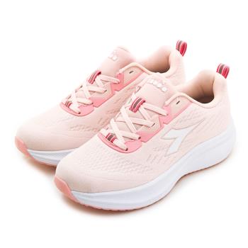 【DIADORA】女 迪亞多那 專業輕量避震慢跑鞋 清風BREEZE RUNNER系列 粉紅白 31757