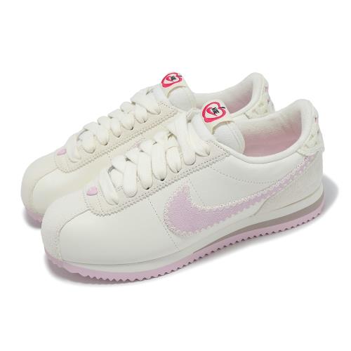 Nike 阿甘鞋 Wmns Cortez 女鞋 白 粉紅 情人節 休閒鞋 Valentine