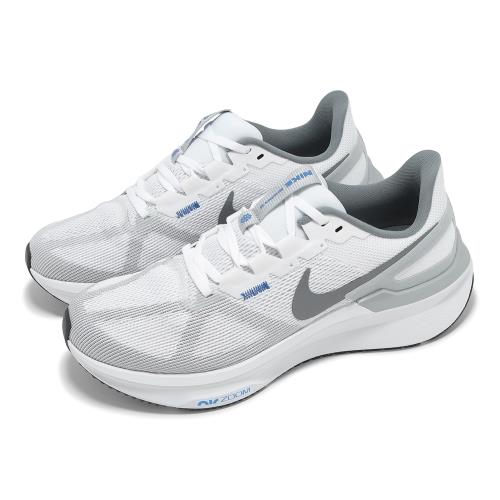 Nike 慢跑鞋 Air Zoom Structure 25 男鞋 灰 藍 支撐 運動鞋 DJ7883-111