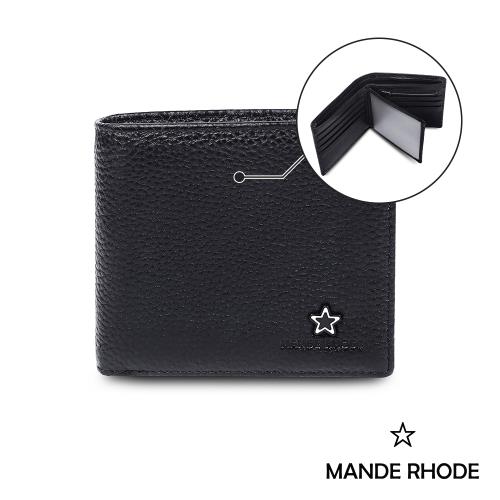 MANDE RHODE - 曼德羅德 - 真皮訂製荔枝紋短夾(內有左右隔層) - 86341