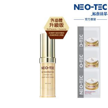 NEO-TEC妮傲絲翠多元賦活因子明眸菁萃15ml（外泌體升級版）為醫美級護眼產品，專為大人設計，適用於臉部眼部。具有保濕、抗皺、舒敏等多重功效，適合各種膚質使用。美國原裝進口，國內專櫃公司貨，儲存期限36個月，出貨效期1年以上，品質有保障。