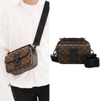 Louis Vuitton LV M45806 S Lock 經典Monogram花紋兩用郵差包