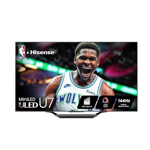 送7-11商品卡7400元★(含標準安裝)Hisense海信75吋4K QLED量子點連網智慧顯示器75Q7N