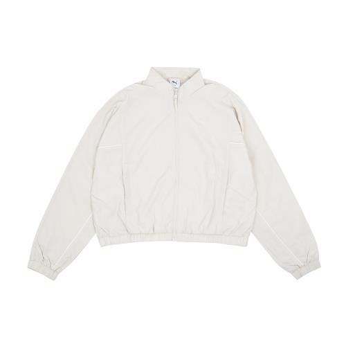 Puma 外套 Femme 女款 米白 尼龍 防風 運動外套 夾克 63130987