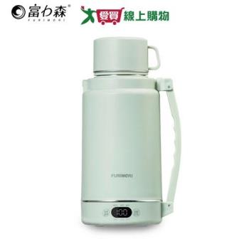 FURIMORI富力森 1.2L全電壓側提把溫控電熱水杯 綠 FU-K1210A【愛買】
