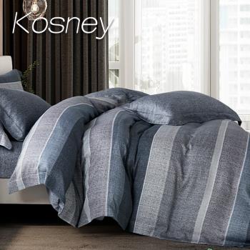 KOSNEY 沙浦 加大100%天絲TENCE六件式兩用被床罩組