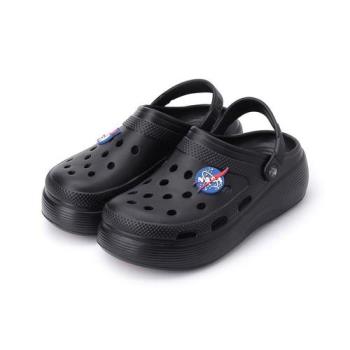 NASA 洞洞園丁鞋 黑 女鞋 鞋全家福