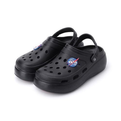 NASA 洞洞園丁鞋 黑 女鞋 鞋全家福
