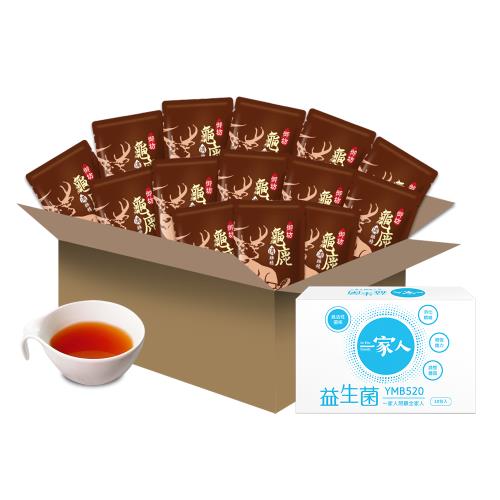 【威品嚴選】御坊龜鹿滴雞精10入+一家人益生菌30入x1盒