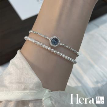 【Hera 赫拉】氣質珍珠貓眼手鍊組 H114022005
