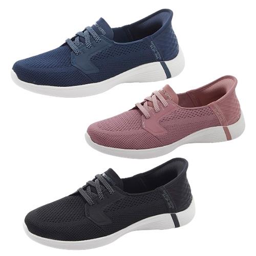 SKECHERS瞬穿舒適健走帆船鞋