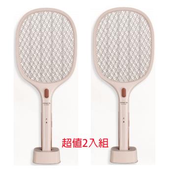 zushiang 日象 USB充電式二合一捕蚊拍/燈 ZS-SM220(超值2入組)