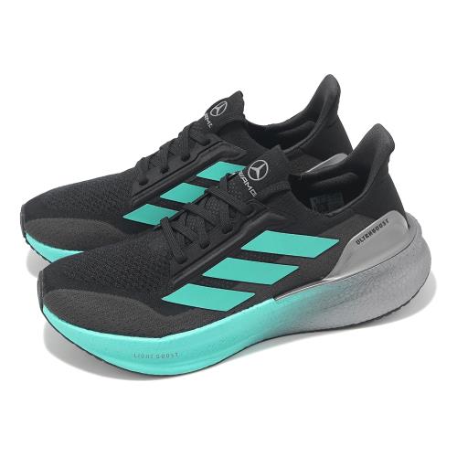 adidas x MERCEDES 慢跑鞋 Ultraboost 5X M 男鞋 黑 綠 賓士 聯名 愛迪達 JR9386