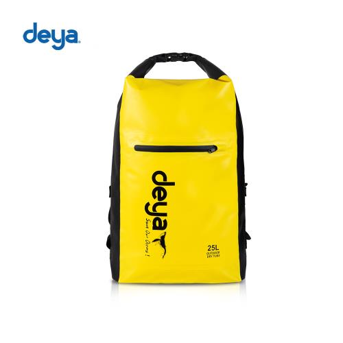 deya大翅鯨海洋征服者防水後背包-黃色 (限量-全袋防水)