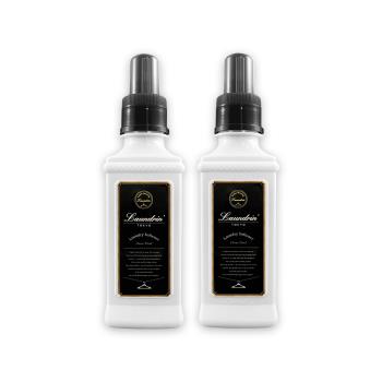 (2瓶超值組)日本Laundrin朗德林-TOKYO植萃消臭衣物香氛柔軟精600ml/瓶-經典花香(白)(洗滌柔順劑,室內晾曬芳香,手洗機洗皆適用)