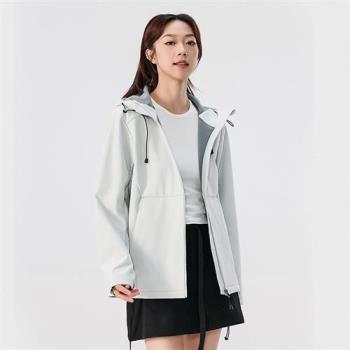 【米蘭精品】衝鋒衣風衣外套-抓絨內裡防潑水輕量化男女外套5色74ju23