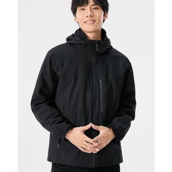 【米蘭精品】衝鋒衣風衣外套-兩件式防風防水搖粒絨內膽男女外套74ju11