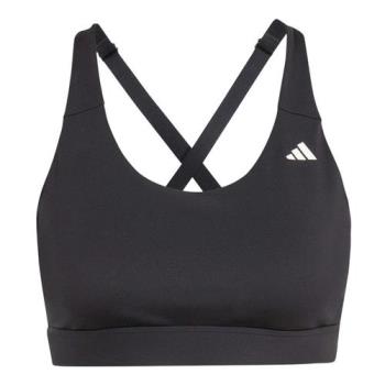 【下殺】Adidas 運動內衣 女裝 中度支撐 排汗 黑【運動世界】IT6693