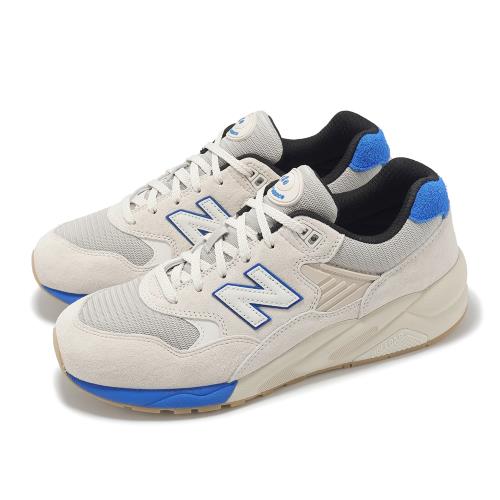 New Balance NB 休閒鞋 580 男鞋 女鞋 亞麻 綠洲藍 緩衝 拼接 麂皮 情侶鞋 NB MT580ESB-D