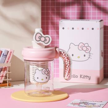 BEDDY BEAR 杯具熊 Hello Kitty海洋球TRITAN咖啡杯 500ml(茶杯 水杯 便攜杯 學習杯)