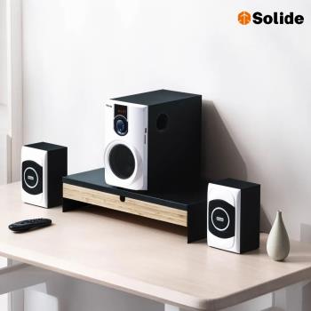 【solide】SOL-301 2.1聲道全木質多功能藍芽喇叭