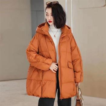 【米蘭精品】真羽絨90%鴨絨羽絨外套夾克-民族風保暖白鴨絨連帽女夾克6色74jx60