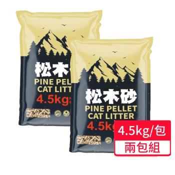 【PET STORY 寵物物語】松木砂崩解型 4.5KG/包 ;兩包組