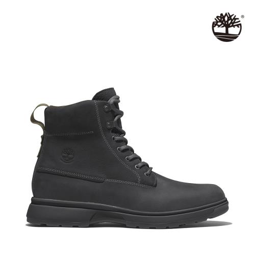 ★零碼出清下殺★快速出貨★Timberland 男款黑色防水全粒面皮革Atwells Ave查卡靴|A43UN015