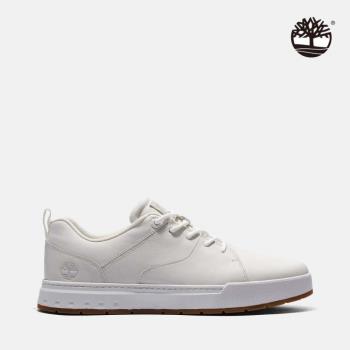 ★零碼出清下殺★快速出貨★Timberland 男款白色全粒面皮革休閒鞋A5Z2PL77