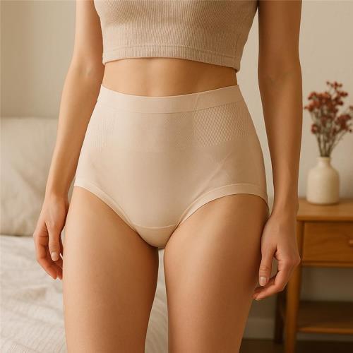 PinLe 新改版-5公斤中高腰抑菌收腹內褲1件 顏色隨機(均碼45-70公斤適合)