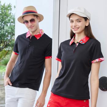 【LEIDOOE】客家花領休閒女短POLO衫(96250)