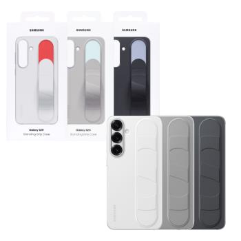Samsung 三星 Galaxy S25+ 原廠立架式矽膠保護殼 - 附指環帶 (EF-GS936)