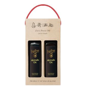 【壽滿趣-FreshPress】紐西蘭頂級冷壓初榨酪梨油禮盒(250mlx2)
