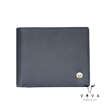 VOVA 沃汎 PHOENIX 菲尼克斯系列8卡中間翻零錢袋皮夾 -藍色 VA135W034NY